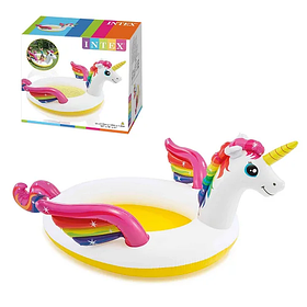 Дитячий надувний басейн Intex 57441 Єдиноріг 151л в коробці 227х193х104 см