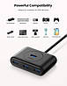 USB-хаб Ugreen USB 3.0 hub 4 порти 1М Black (CR113), фото 5