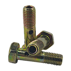 Болт паливний М10 х 22 х 1 один отвір