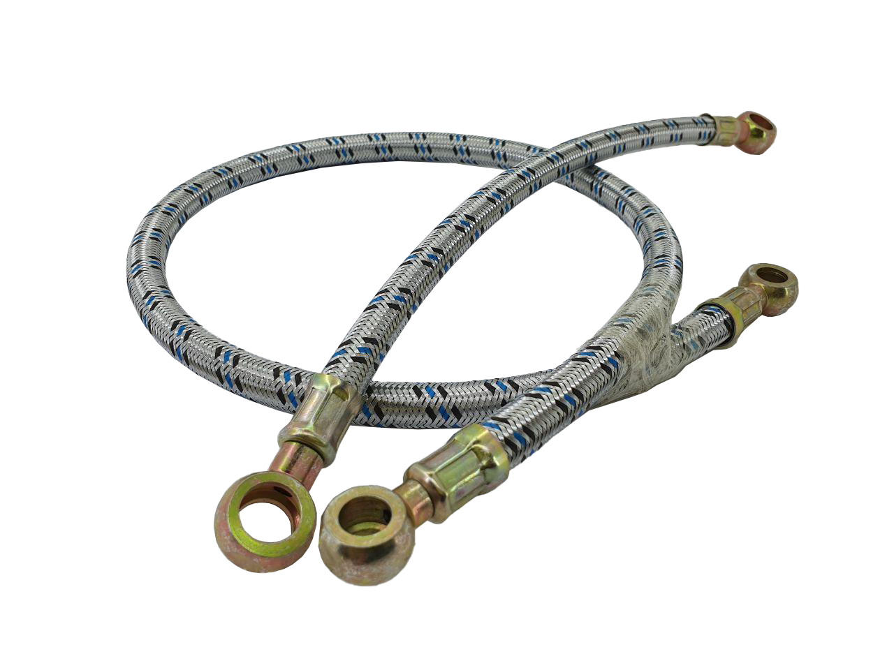 Шланг з металевою опліткою D=10 mm 500 mm (універсальна позиція), фото 1