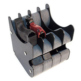 Підставка під 4 пістолети і 4 магазини ПЛ4 / 4 (225/179/195)