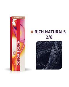 Фарба для волосся Wella Color Touch 2/8 синє-чорний