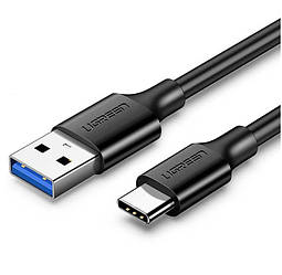 Кабель зарядний Ugreen USB 3.0 to Type-C 1М Black (US184)