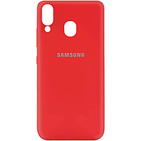 Силиконовый чехол Silicone Cover на телефон Samsung Galaxy A40 A405F/Самсунг А40