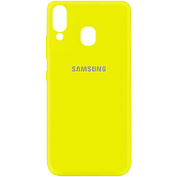 Силиконовый чехол Silicone Cover на телефон Samsung Galaxy A40 A405F/Самсунг А40