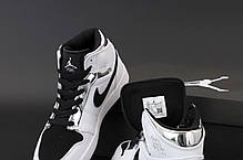 Жіночі кросівки Nike Air Jordan.Black/red . ТОП Репліка ААА класу., фото 2