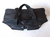 Чоловіча сумка es2630 чорна через плече папка портфель А4+ 38х26см, фото 7