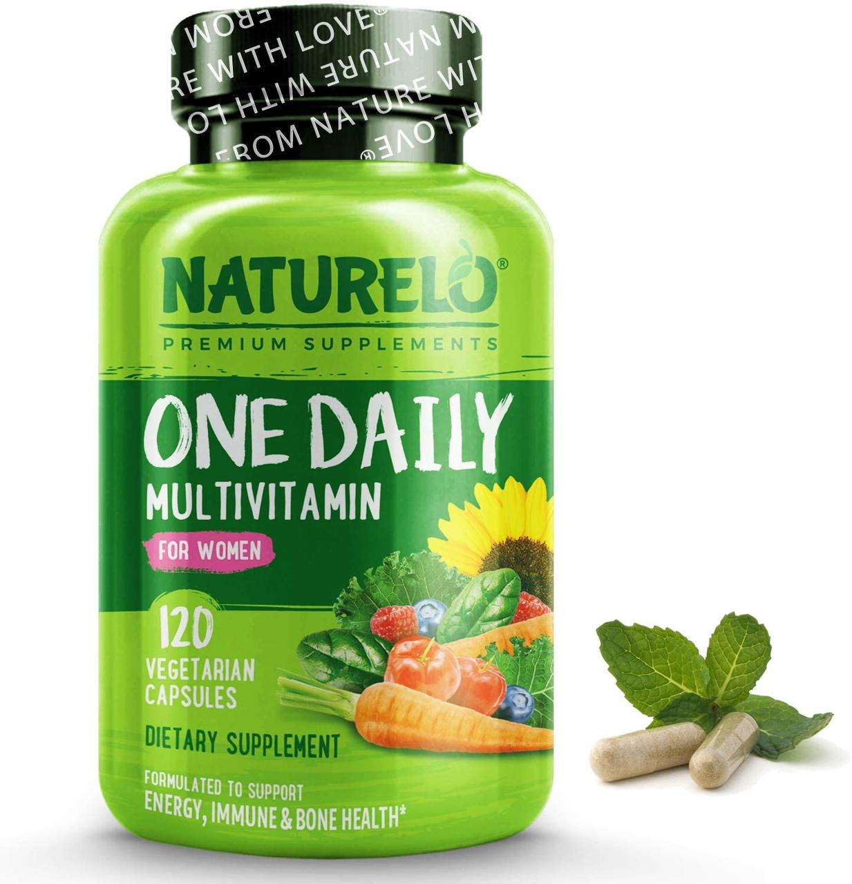 Комплекс вітамінів для жінок Naturelo One Daily Multivitamin For Women 120 капсул