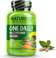 Комплекс витаминов для женщин Naturelo One Daily Multivitamin For Women 120 капсул