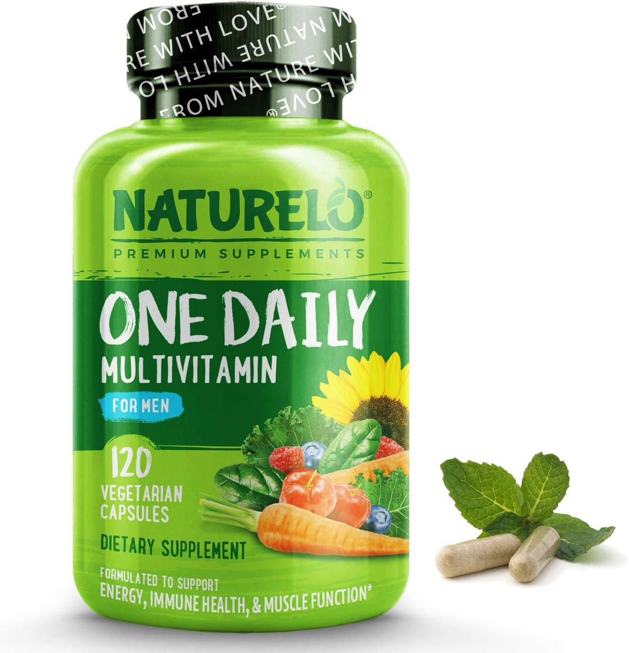 Комплекс вітамінів для чоловіків Naturelo One Daily Multivitamin For Men 120 капсул