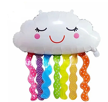 Фольгована куля "Хмара з веселкою" 78х73 см (Китай) в упаковці