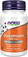 Глутатіон нау фудс Now Foods Glutathione 500mg 30 капсул