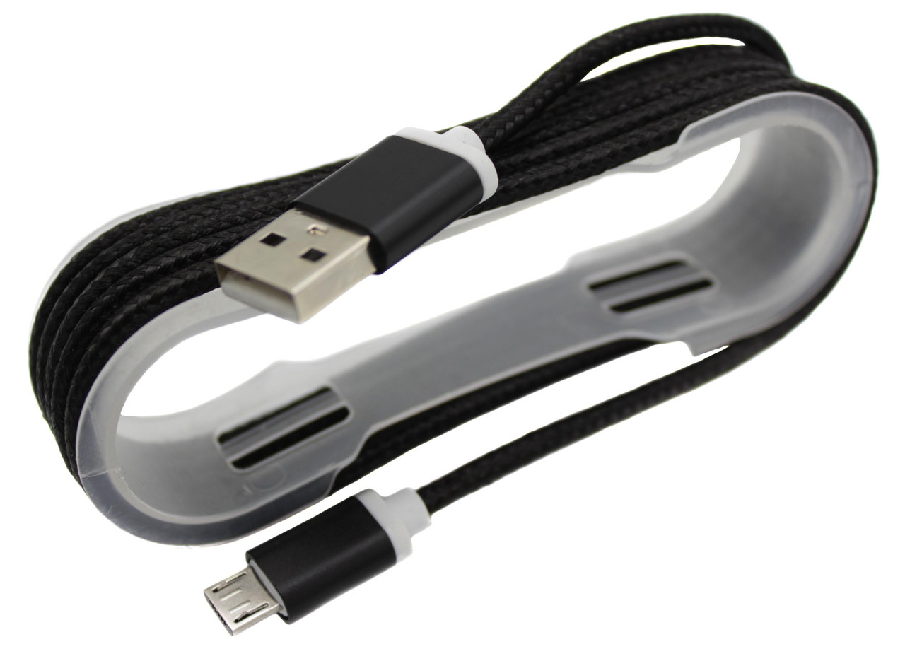 Кабель тканевы micro usb / разные цвета
