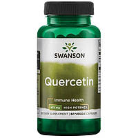 Кверцетин дигидрат, 475 мг, 60 капс., (США) Swanson Quercetin dihydrate