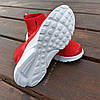Червоні шкарпетки дитячі кросівки на шнурках літні сітка текстиль nike air presto дитячі літні кросівки, фото 2
