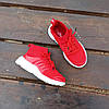 Червоні шкарпетки дитячі кросівки на шнурках літні сітка текстиль, фото 10