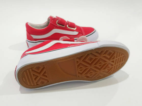 Кеди 🔴червоні🔴 У стилі Vans розміри 25 і 28 Унісекс Vens Червоні літні дитячі кеди для хлопчиків і дівчаток, фото 4