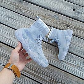 Сірі Adidas Yeezy 500 текстіль жіночі кросівки ададас висі 500\ розміри: 36-41