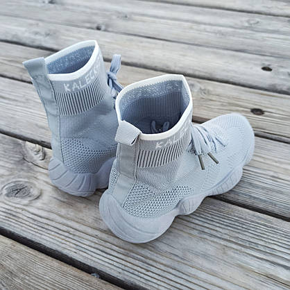 Сірі Adidas Yeezy 500 текстіль жіночі кросівки ададас висі 500\ розміри: 36-41, фото 5