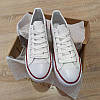 ТІЛЬКИ 38р Білі Кеди конверси в стилі Converse all star кеди низькі, фото 6