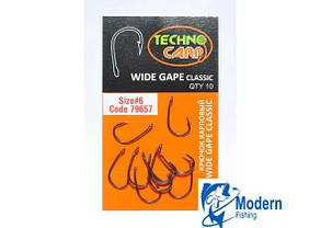 КРЮЧОК КАРПОВЫЙ "WIDE GAPE CLASSIC" №4 NEW