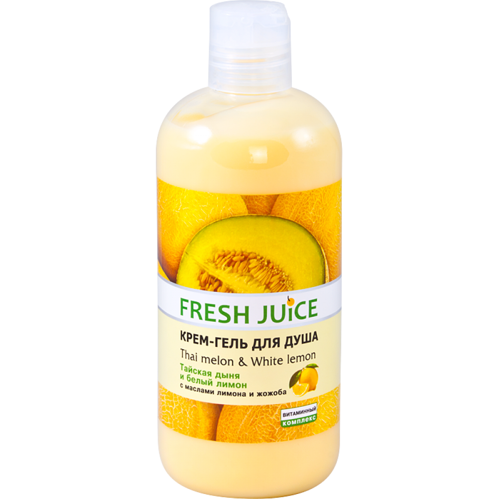 Крем-гель для душу Тайська диня і білий лимон 500 мл Fresh Juice