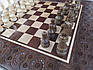 Шахи дерев'яні різьблені ручної роботи набір 3 в 1 шахи, шашки, нарди., фото 6