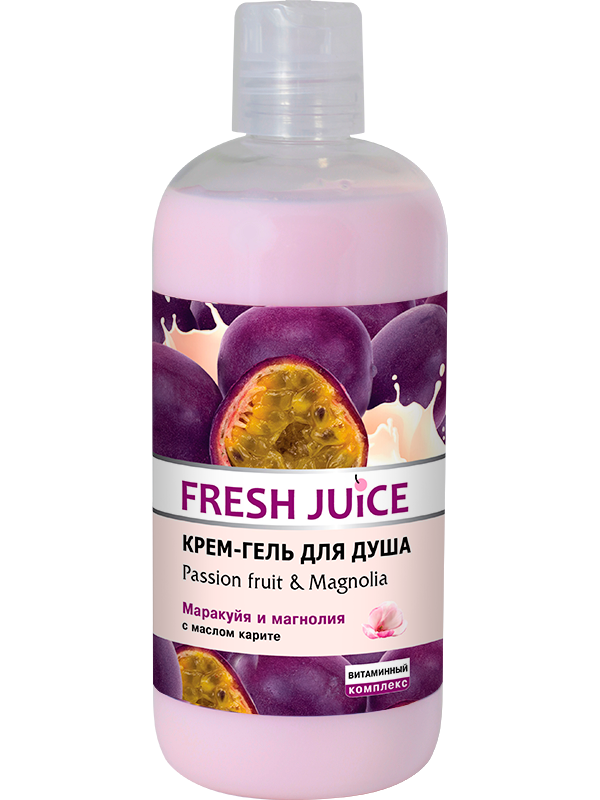 Крем-гель для душу. Маракуйя і магнолія 500 мл Fresh Juice