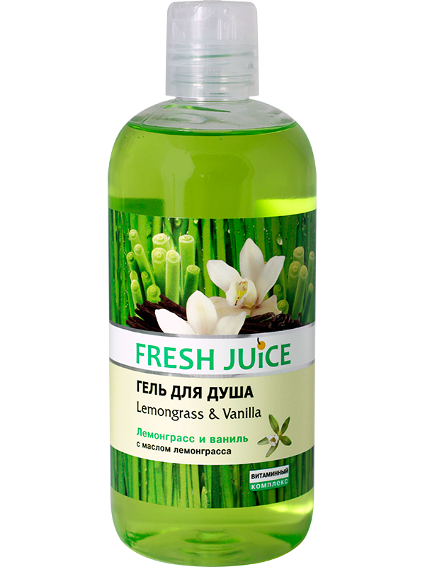 Гель для душу. Лемонграс та ваніль 500 мл Fresh Juice