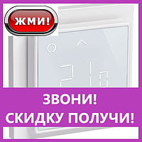 Терморегулятор Devireg SMART white Wi-Fi программируемый (140F1141), термостат теплого пола, датчик Деви