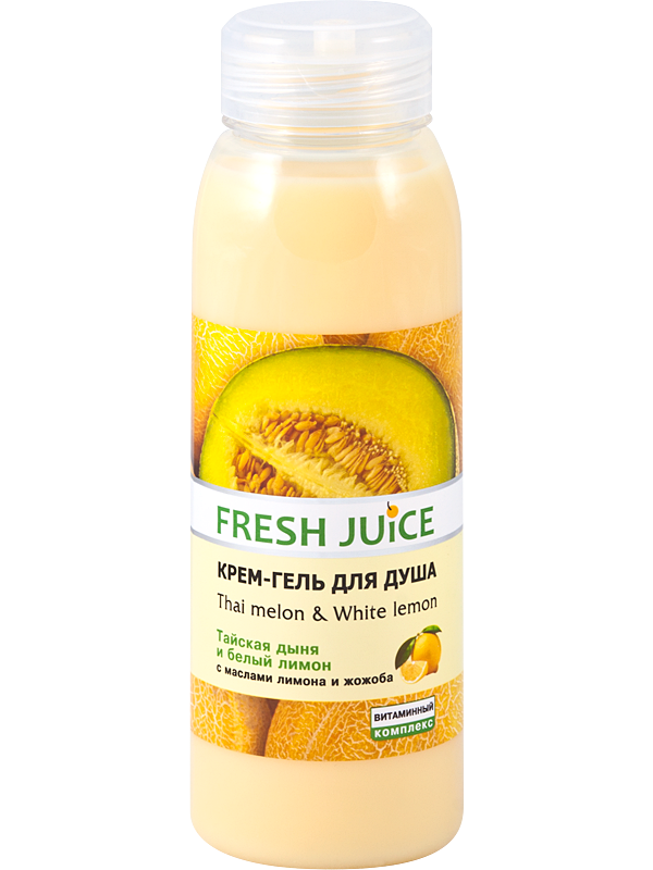 Крем-гель для душу. Тайська диня і білий лимон 300 мл Fresh Juice