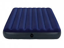 Надувний матрац Intex 64758-2, 137x191x25 см, з двома подушками, насосом, фото 3