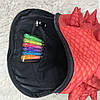 Рюкзак Madpax New skins Half See in Coral (M / SKI / COR / HALF) Рюкзак червоний з шипами шкіра дракона, фото 2