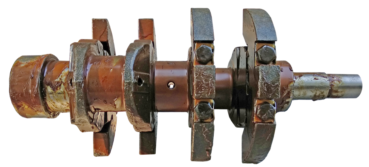 Вал колінчастий Д21 (d14 mm) (упаковка дерев'яний ящик)