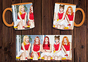 Чашка "Red Velvet" / Кружка Ред Вельвет №1 Помаранчевий