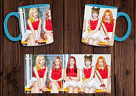 Чашка "Red Velvet" / Кружка Ред Вельвет №1 Блакитний