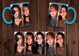 Чашка "Red Velvet" / Кружка Ред Вельвет №2 Блакитний