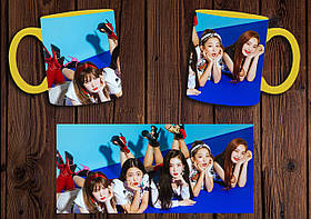 Чашка "Red Velvet" / Кружка Ред Вельвет №3 Жовтий