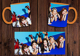 Чашка "Red Velvet" / Кружка Ред Вельвет №3 Помаранчевий