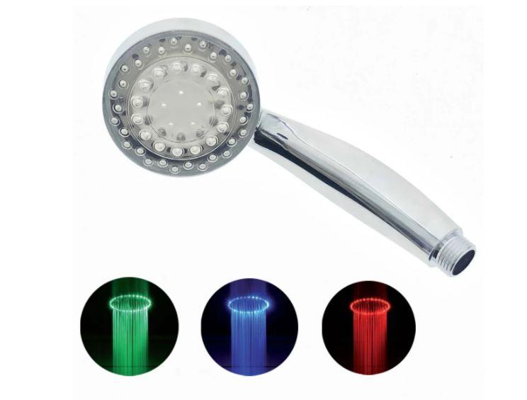 Світлодіодна насадка для душу "Романтика" LED Shower, насадка на душ з підсвічуванням, світлодіодний душ