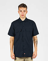 Рубашка Dickies Short Sleeve Work Shirt, Dark Navy
