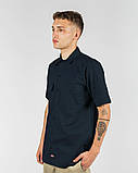 Рубашка Dickies Short Sleeve Work Shirt, Dark Navy, фото 2
