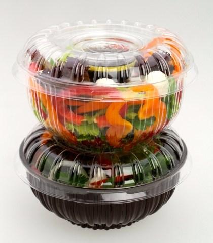 Салатник Ø156 мм. h = 58 мм. 670 мл. прозорий без кришки Кр.0578