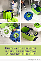 Швабра з обертовою центрифугою AQUAmatic Turbo GreenWay