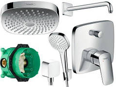 Набір змішувачів Hansgrohe Logis Ecostat Croma Select E