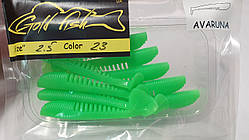 Силікон AVARUNA 2.5" сьедобный "Gold fish" color 23