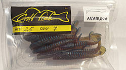 Силікон AVARUNA 2.5" сьедобный "Gold fish" color 7