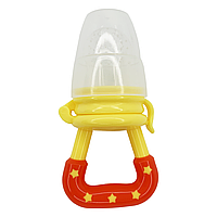 Ниблер - Фрут Фідер силіконовий ТМ MegaZayka арт. 0001 Жовтий