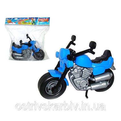 Мотоцикл перегоновий Байк іграшковий платиковий, Полісся 8978, для дітей від 3 років, Павунок-малюка