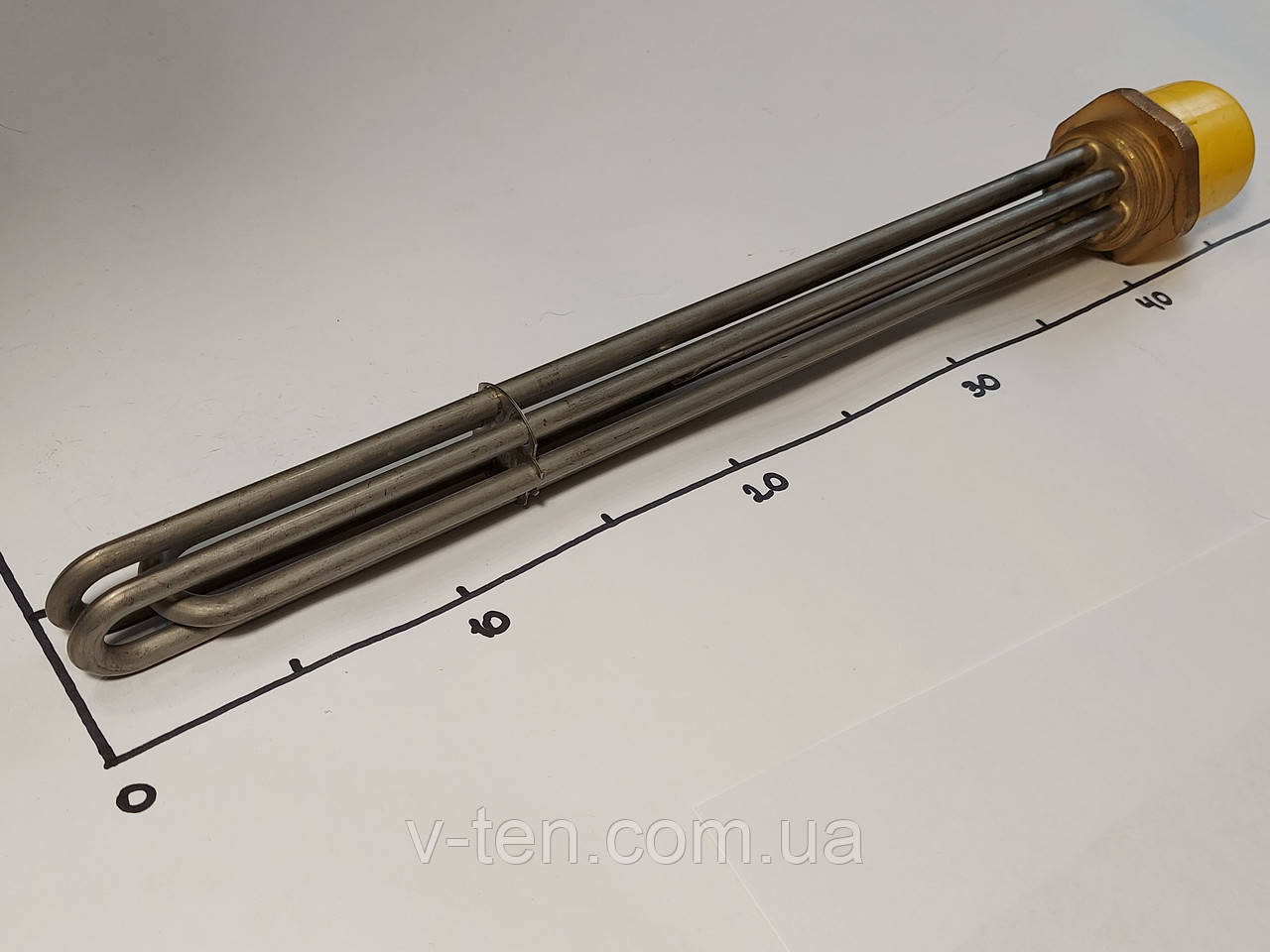 Блок ТЕНів 9000W з різьбою 1,5" 380V Kawai